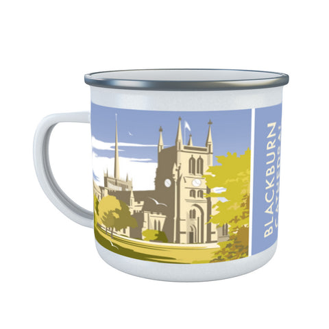 Blackburn Cathedral, Lancashire Enamel Mug