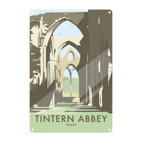 Tintern Abbey, South Wales Metal Sign