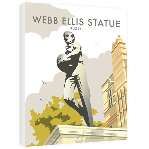 Webb Ellis Statue, Rugby - Canvas