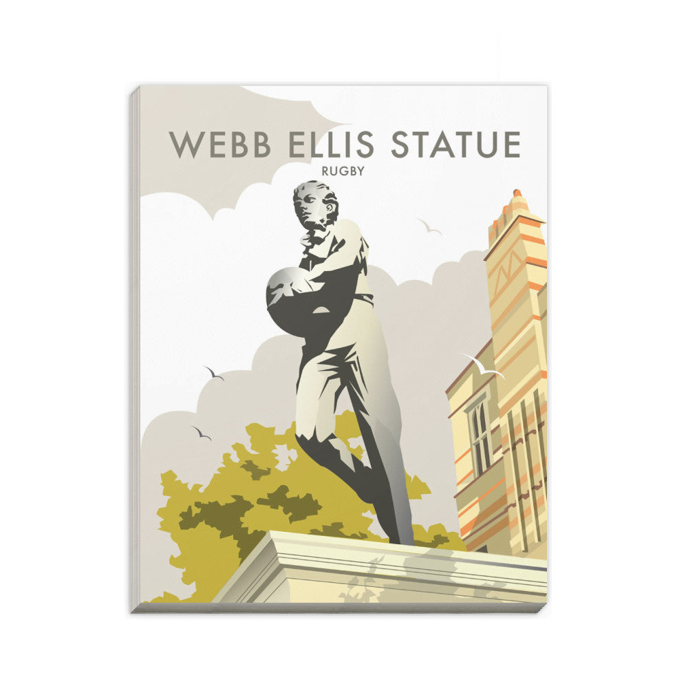Webb Ellis Statue, Rugby Notepad