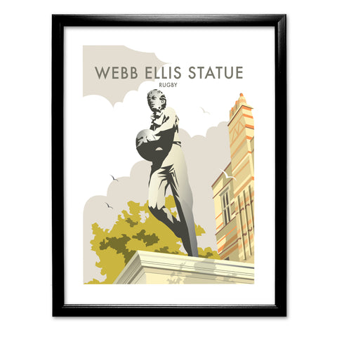 Webb Ellis Statue, Rugby - Fine Art Print
