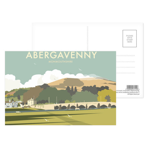 Abergavenny, South Wales Postcard Pack of 8