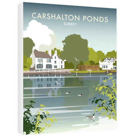Carshalton Ponds, Surrey - Canvas