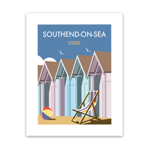 Beach Huts, Essex - Fine Art Print