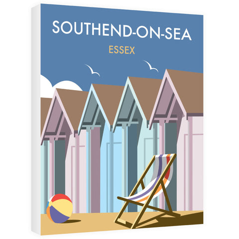 Beach Huts, Essex - Canvas