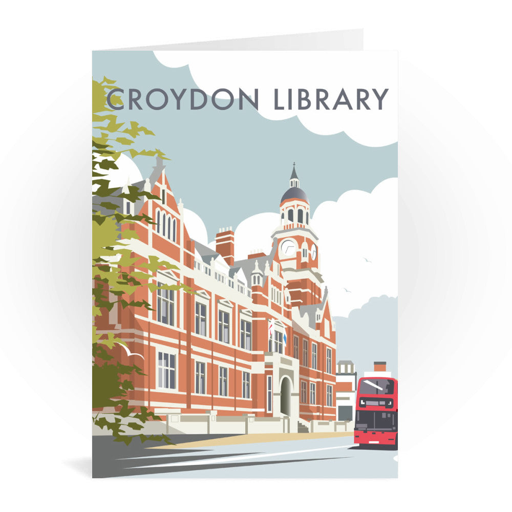 Croydon Library, Surrey Greeting Card