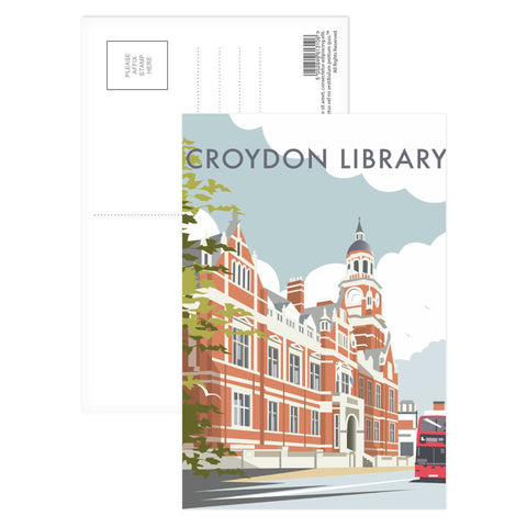 Croydon Library, Surrey Postcard Pack of 8
