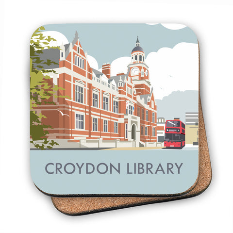 Croydon Library, Surrey - Cork Coaster