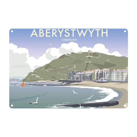 Aberystwyth, South Wales Metal Sign