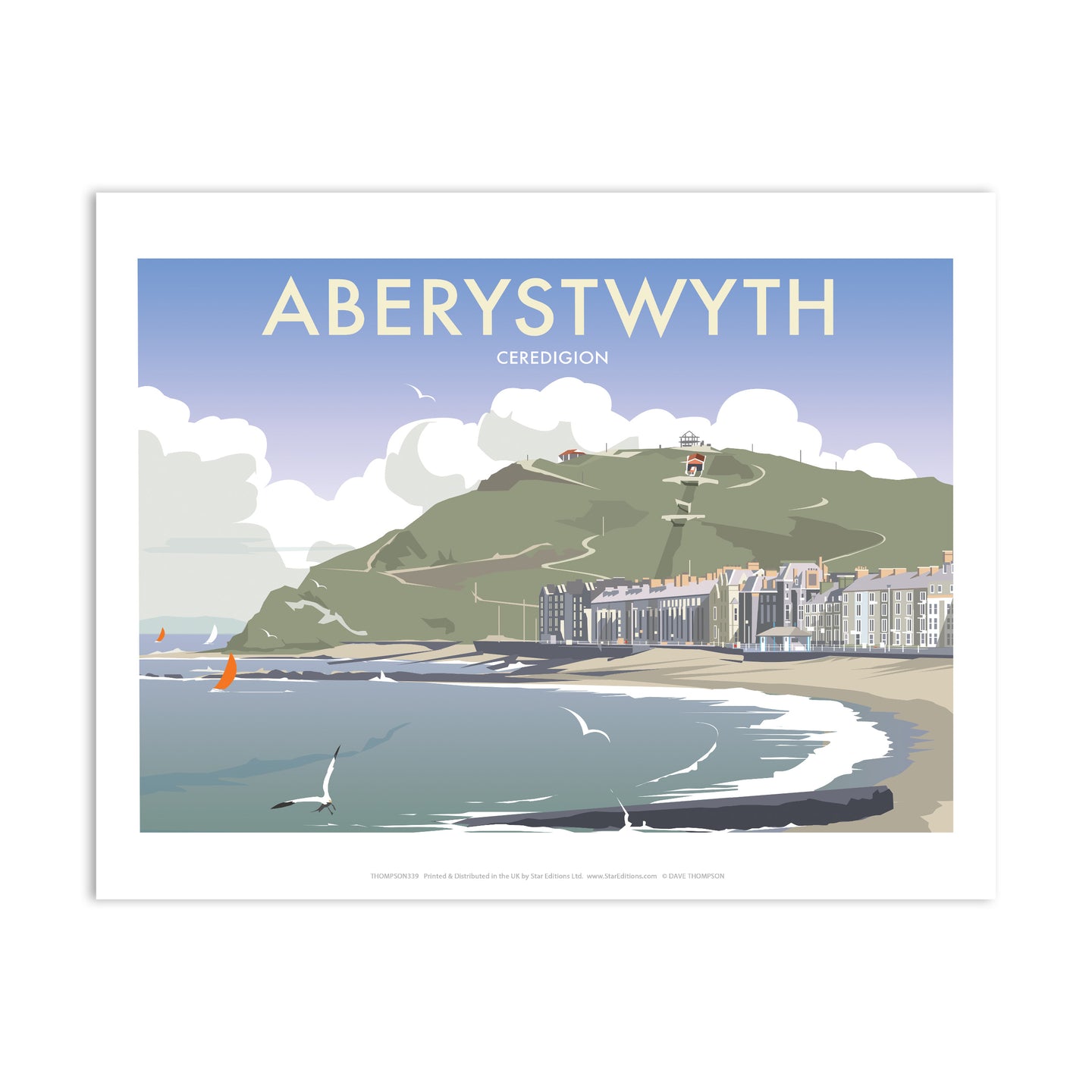 Aberystwyth, South Wales - Fine Art Print