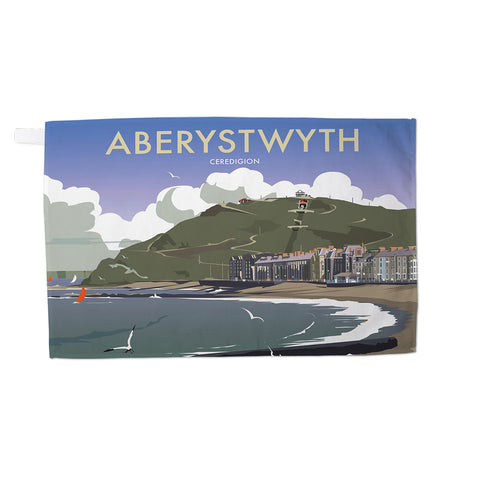 Aberystwyth, South Wales Tea Towel