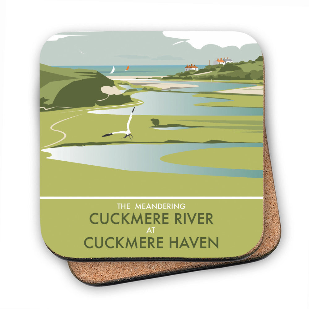 Cuckmere River, Sussex - Cork Coaster