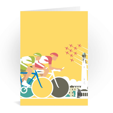 Cycling Greeting Card