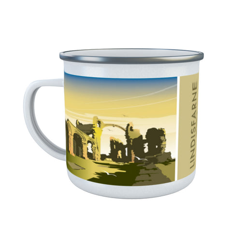 Lindisfarne, Northumberland Enamel Mug