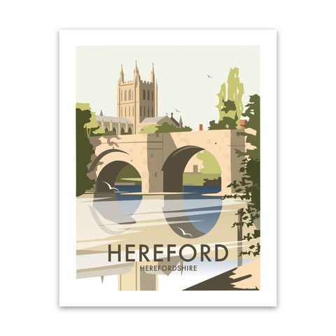 Hereford, Herefordshire - Fine Art Print