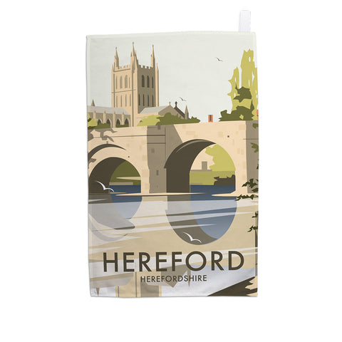 Hereford, Herefordshire Tea Towel