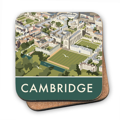 An Aerial View of Cambridge, Cambridgeshire - Cork Coaster