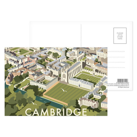 Aerial View of Cambridge, Cambridgeshire Postcard Pack of 8