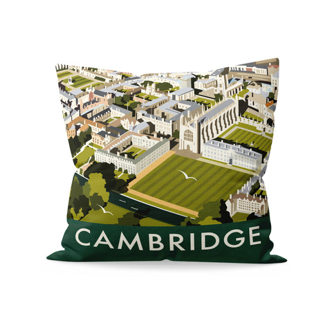 Aerial View of Cambridge, Cambridgeshire Cushion