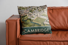 Load image into Gallery viewer, Aerial View of Cambridge, Cambridgeshire Cushion
