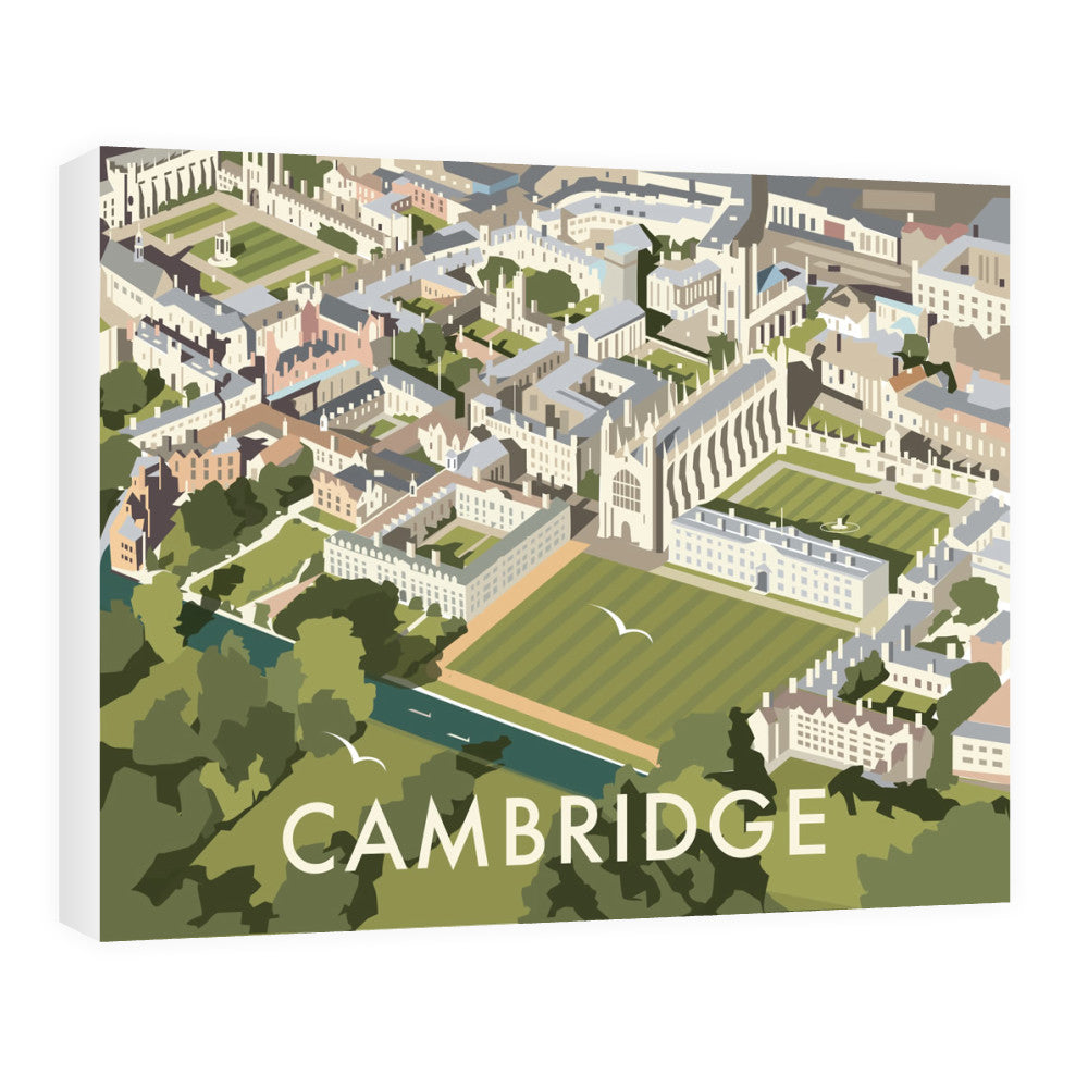 An Aerial View of Cambridge, Cambridgeshire - Canvas