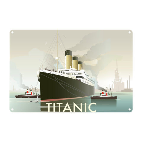 The Titanic Metal Sign