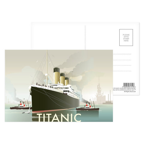 The Titanic Postcard Pack of 8