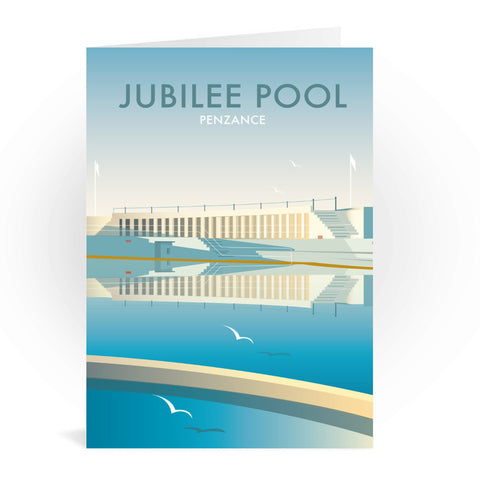 Jubilee Pool, Cornwall Greeting Card