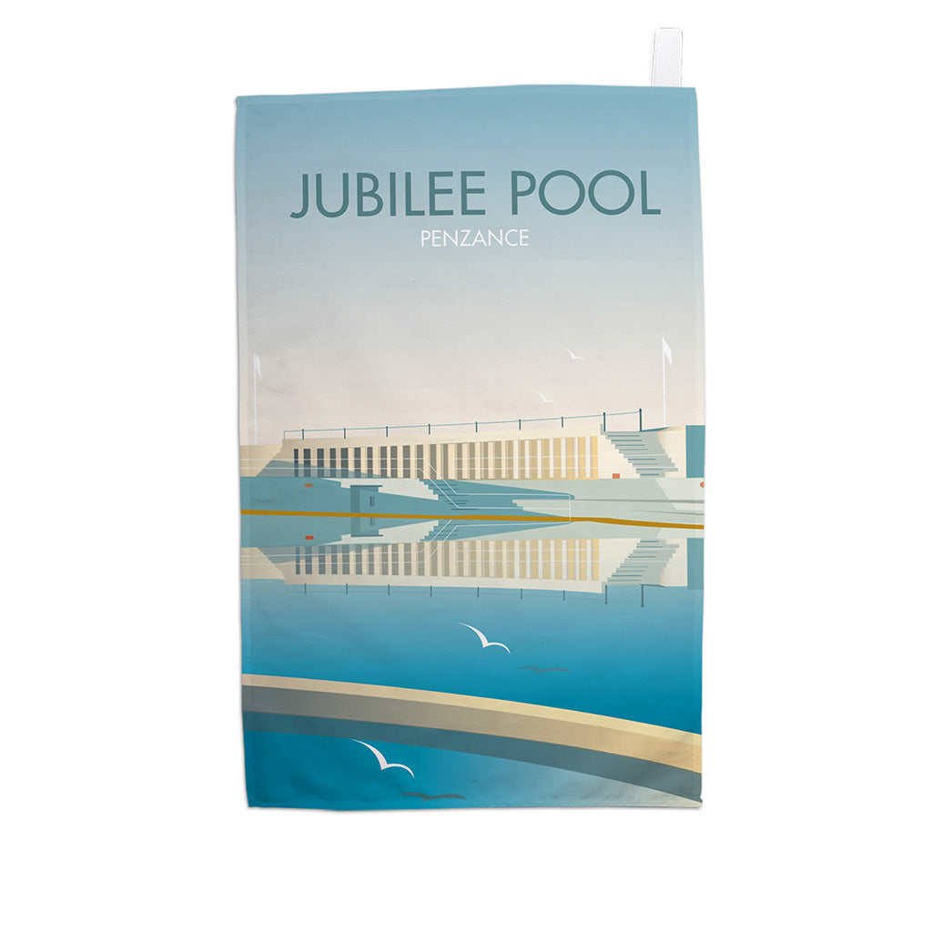 Jubilee Pool, Cornwall Tea Towel