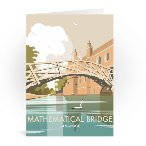 Mathematical Bridge, Cambridge Greeting Card