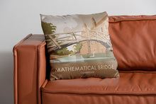 Load image into Gallery viewer, Mathematical Bridge, Cambridge Cushion
