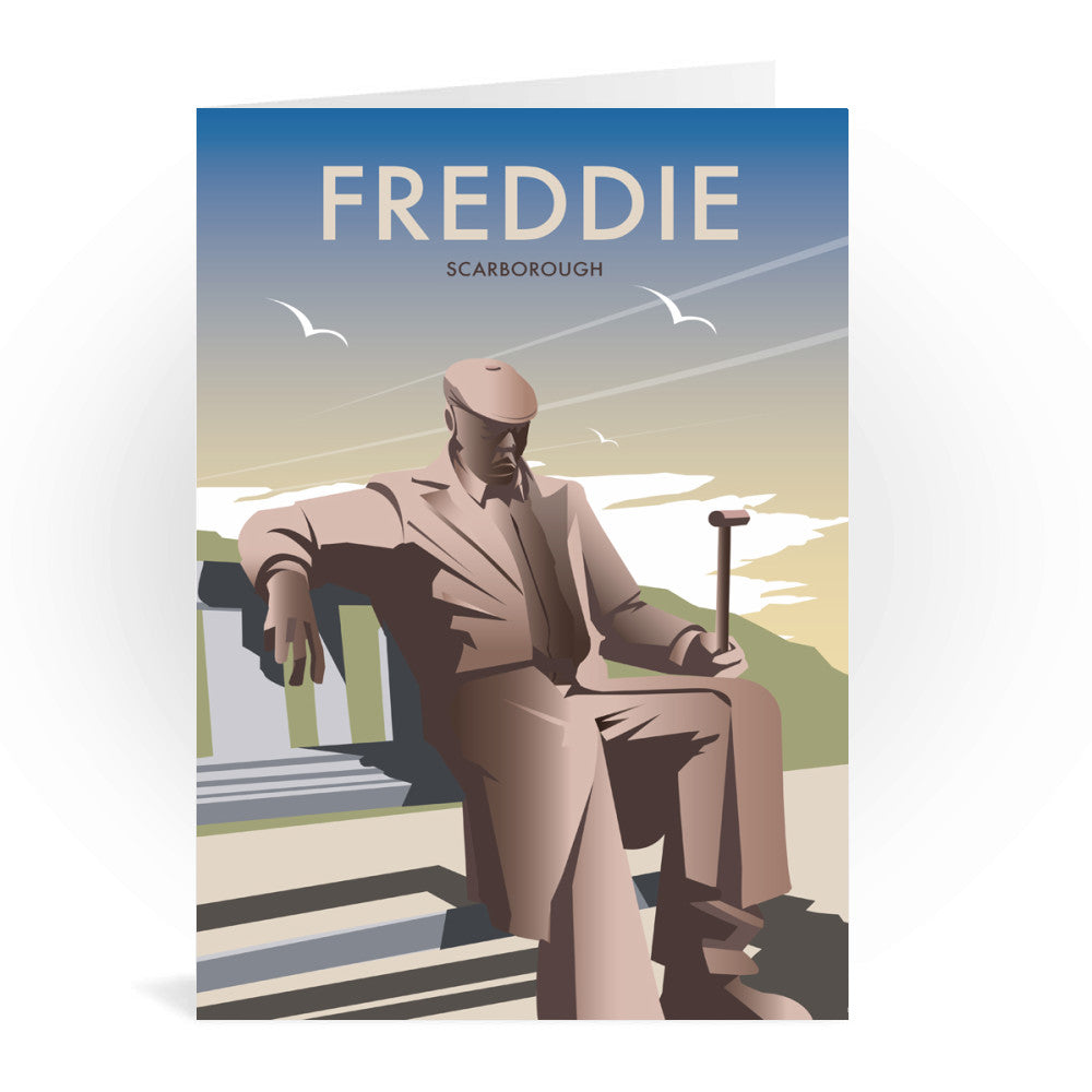 Freddie, Scarborough Greeting Card