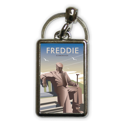 Freddie, Scarborough Metal Keyring