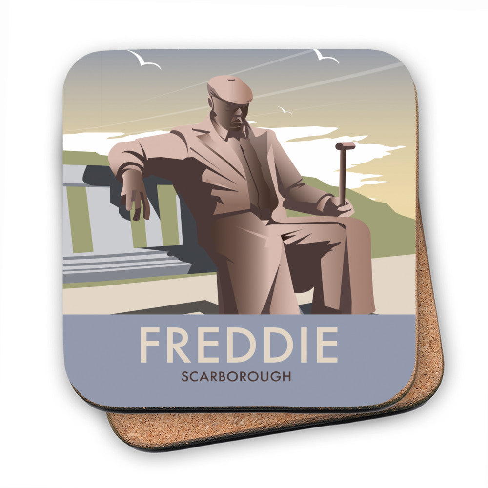 Freddie, Scarborough - Cork Coaster