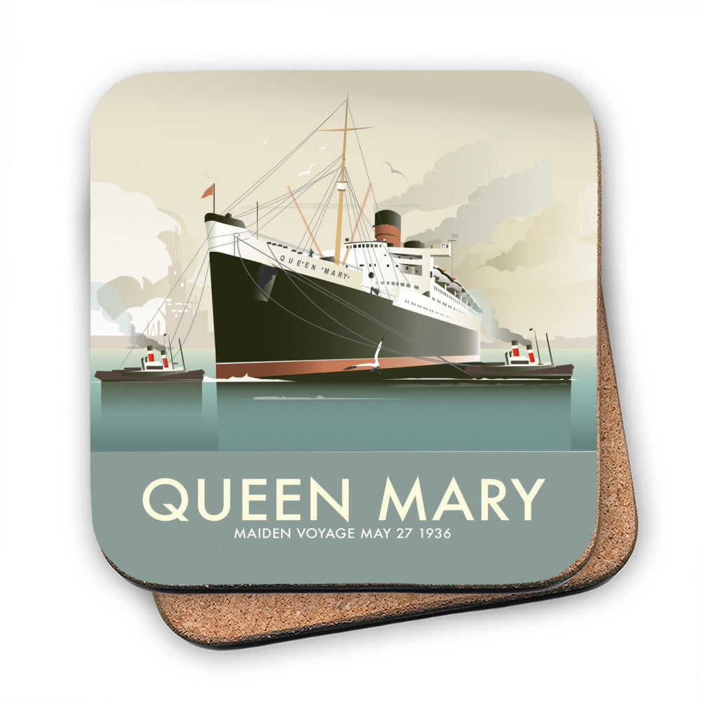 Queen Mary - Cork Coaster
