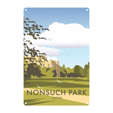 Nonsuch Park, Sutton Metal Sign