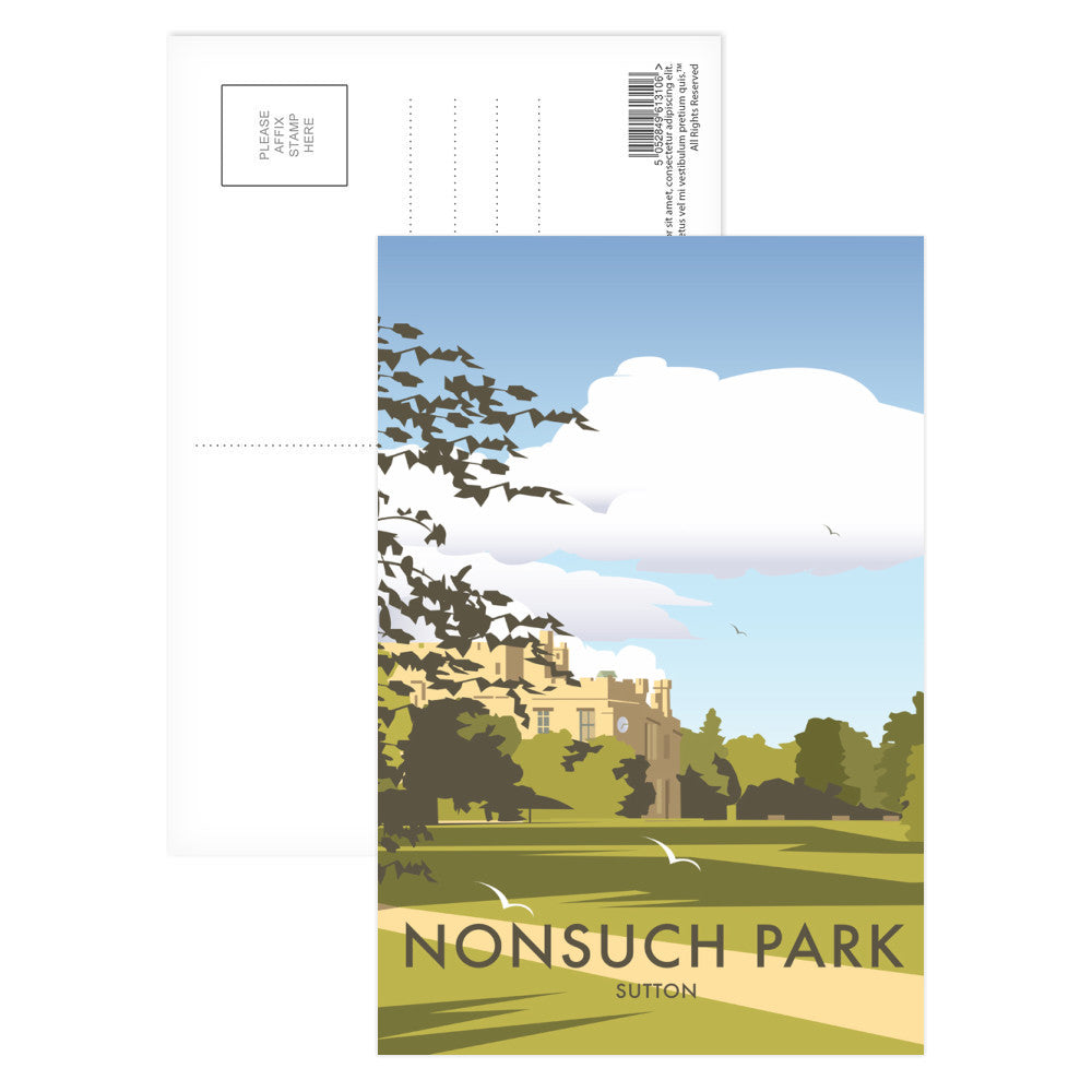 Nonsuch Park, Sutton Postcard Pack of 8