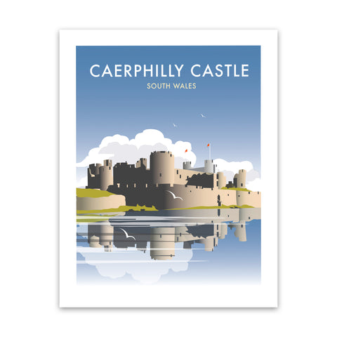 Caerphilly Castle, South Wales - Fine Art Print