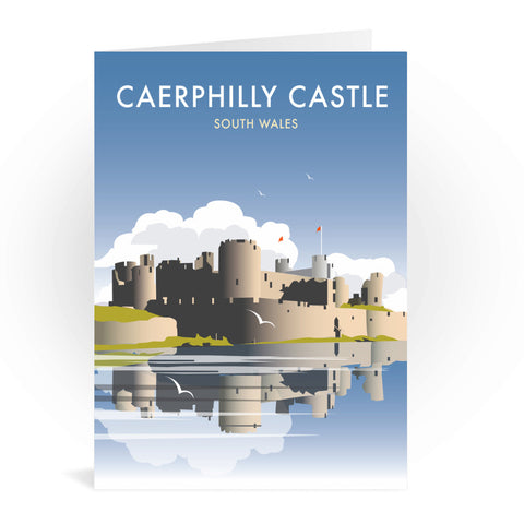 Caerphilly Castle, South Wales Greeting Card