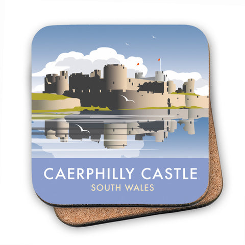 Caerphilly Castle, South Wales - Cork Coaster