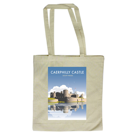 Caerphilly Castle, South Wales Tote Bag