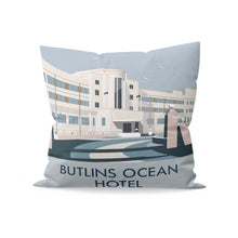 Load image into Gallery viewer, Butlins Ocean Hotel, Saltdean Cushion
