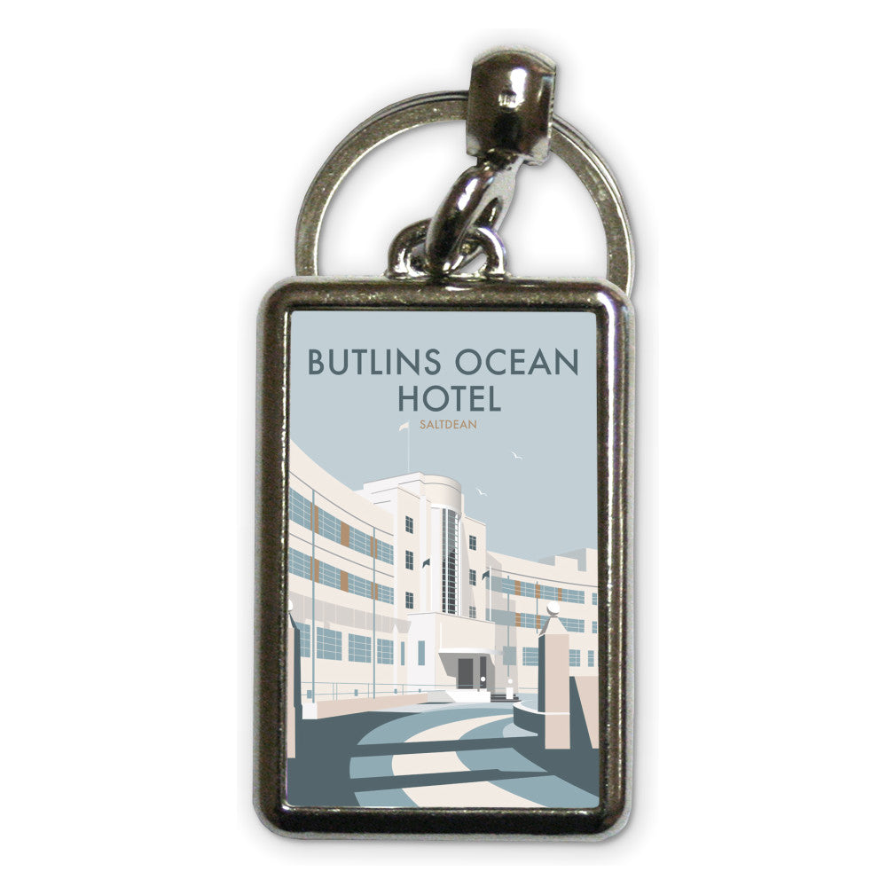 Butlins Ocean Hotel, Saltdean Metal Keyring