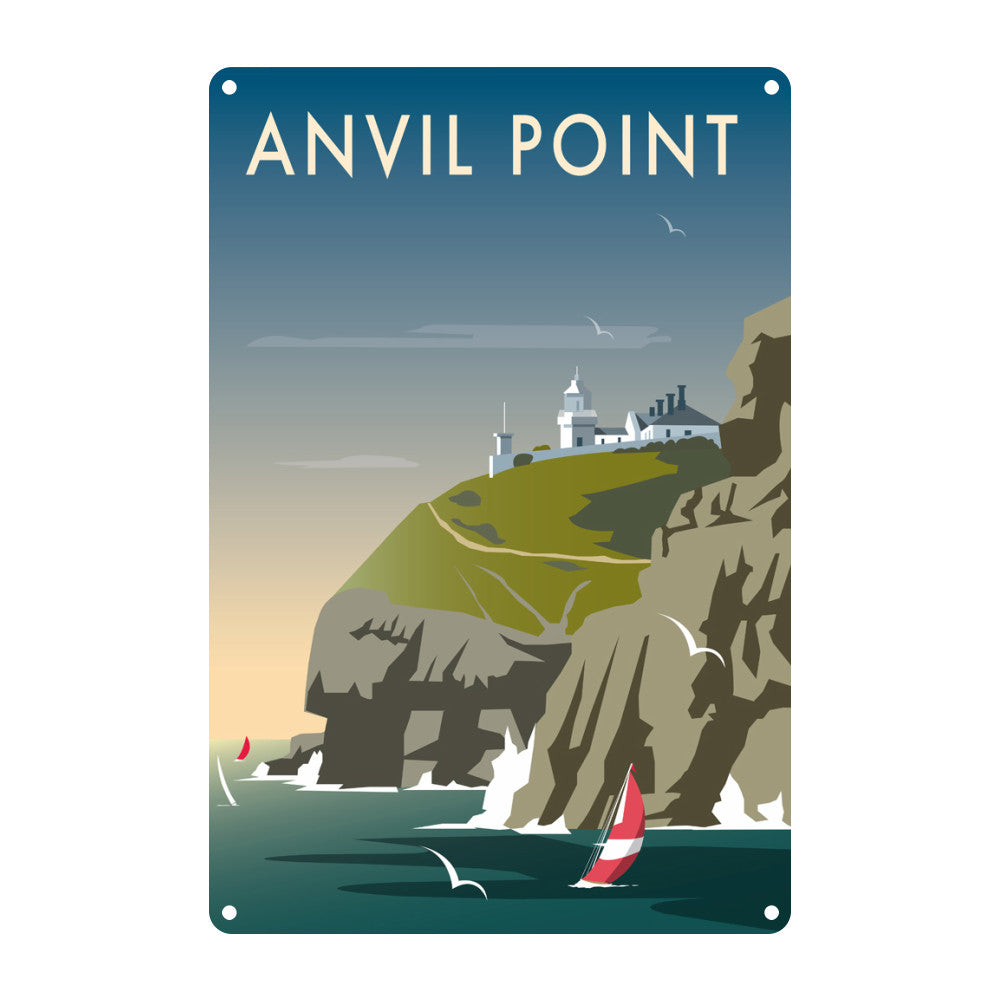Anvil Point Metal Sign