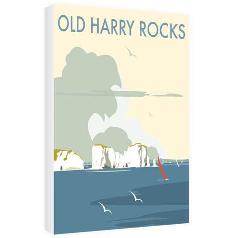 Old Harry Rocks - Canvas
