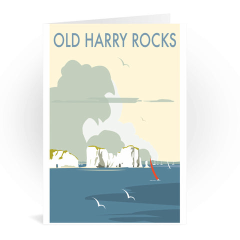 Old Harry Rocks Greeting Card