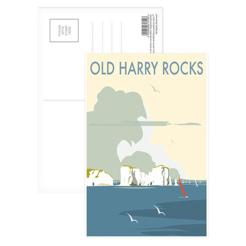 Old Harry Rocks Postcard Pack of 8