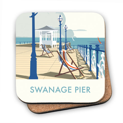 Swanage Pier - Cork Coaster