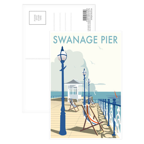 Swanage Pier Postcard Pack of 8