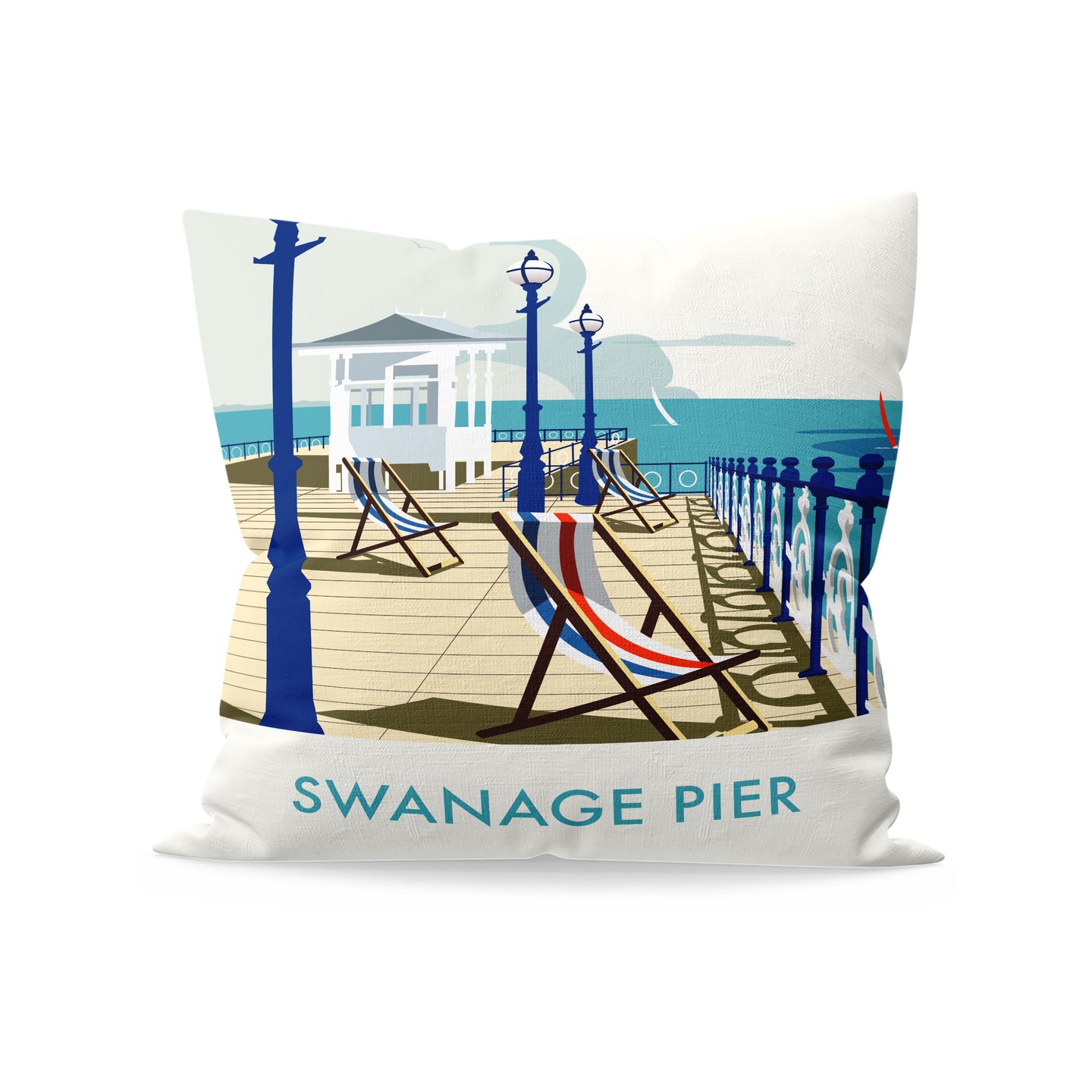 Swanage Pier Cushion